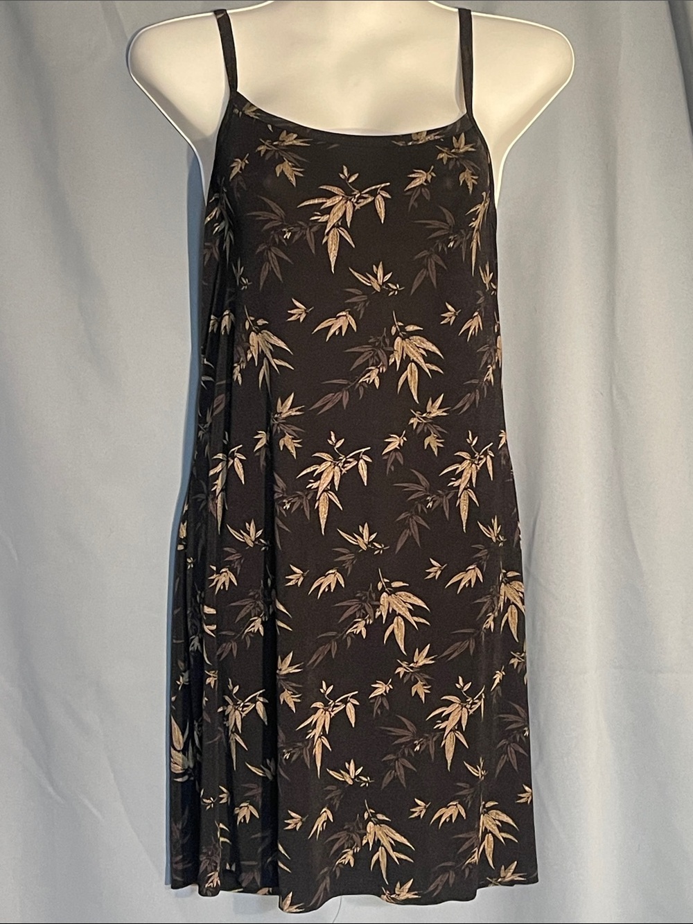 mine Black and Gold Floral Kids One-Piece
